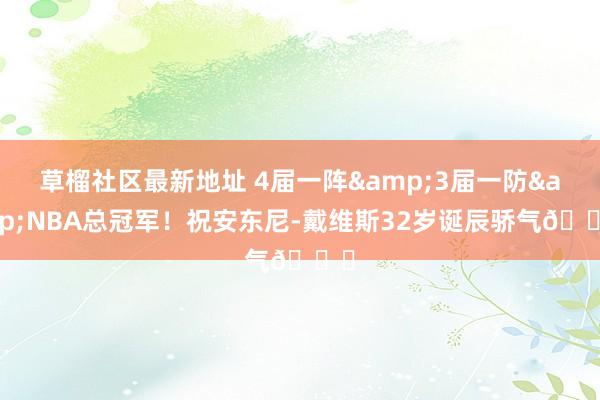 草榴社区最新地址 4届一阵&3届一防&NBA总冠军！祝安东尼-戴维斯32岁诞辰骄气🎂